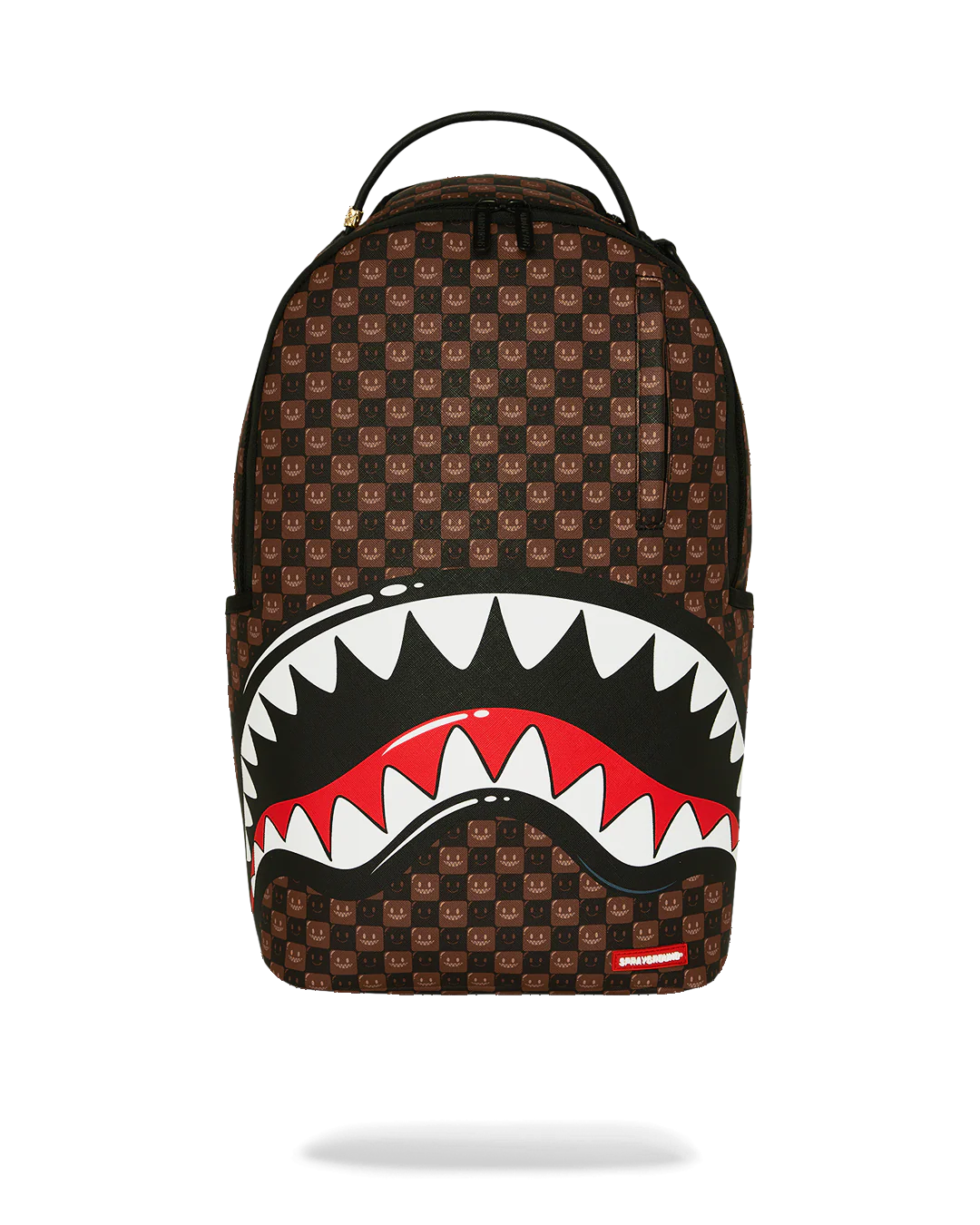 Backpack Sprayground SHARKS IN PARIS WTF BUBBLE BROWN CHECK BACKPACK
