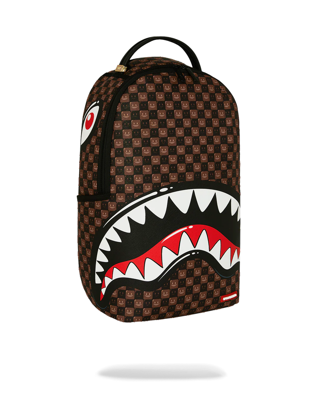 Backpack Sprayground SHARKS IN PARIS WTF BUBBLE BROWN CHECK BACKPACK