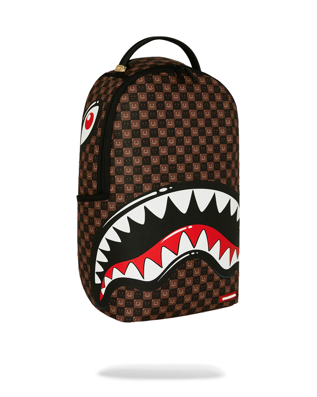 Backpack Sprayground SHARKS IN PARIS WTF BUBBLE BROWN CHECK BACKPACK