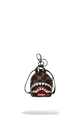 Zaino Sprayground SHARKS IN PARIS WTF BUBBLE BROWN CHECK BACKPACK KEYCHAIN