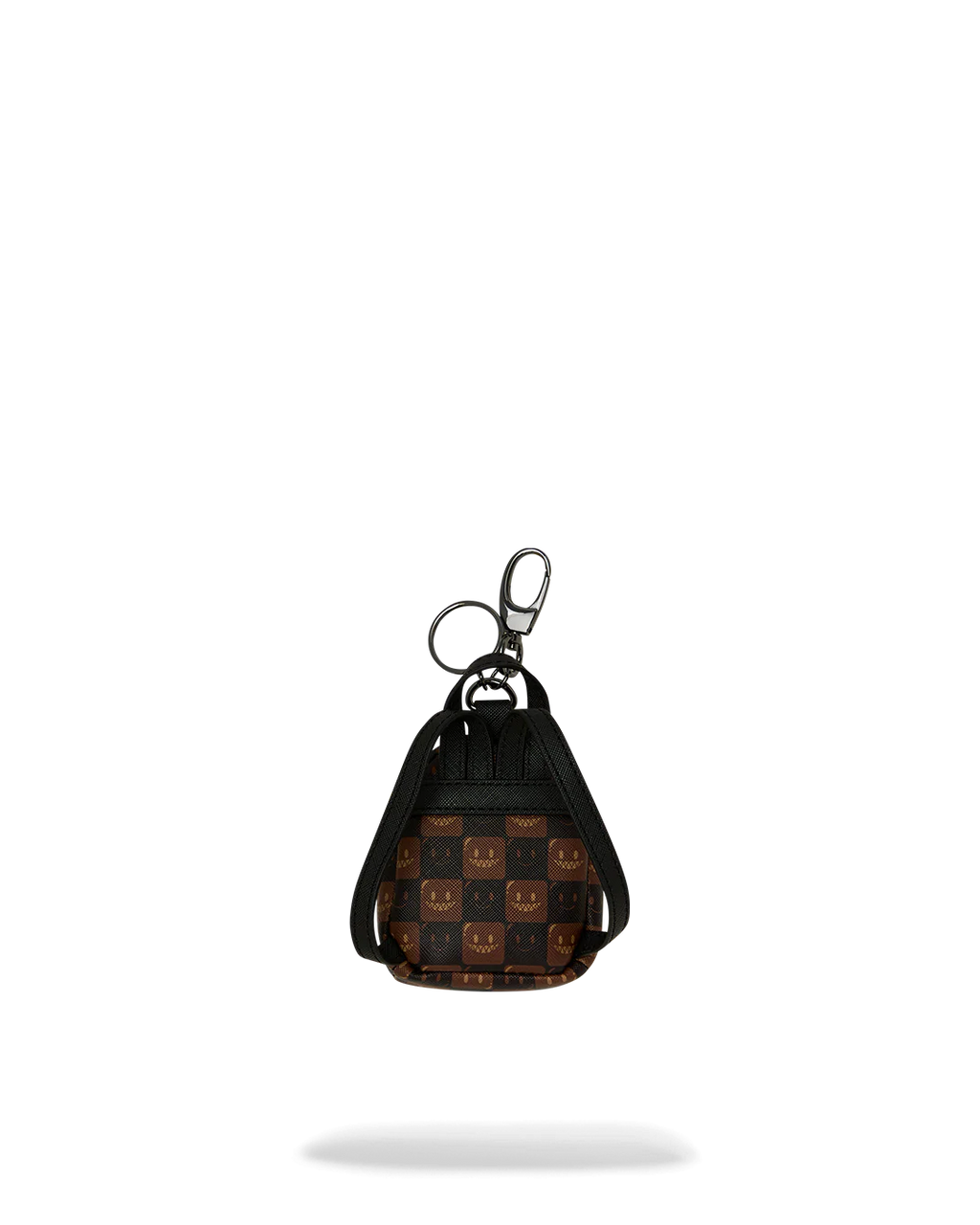 Zaino Sprayground SHARKS IN PARIS WTF BUBBLE BROWN CHECK BACKPACK KEYCHAIN