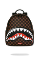 Zaino Sprayground SHARKS IN PARIS WTF BUBBLE BROWN CHECK SAVAGE BACKPACK