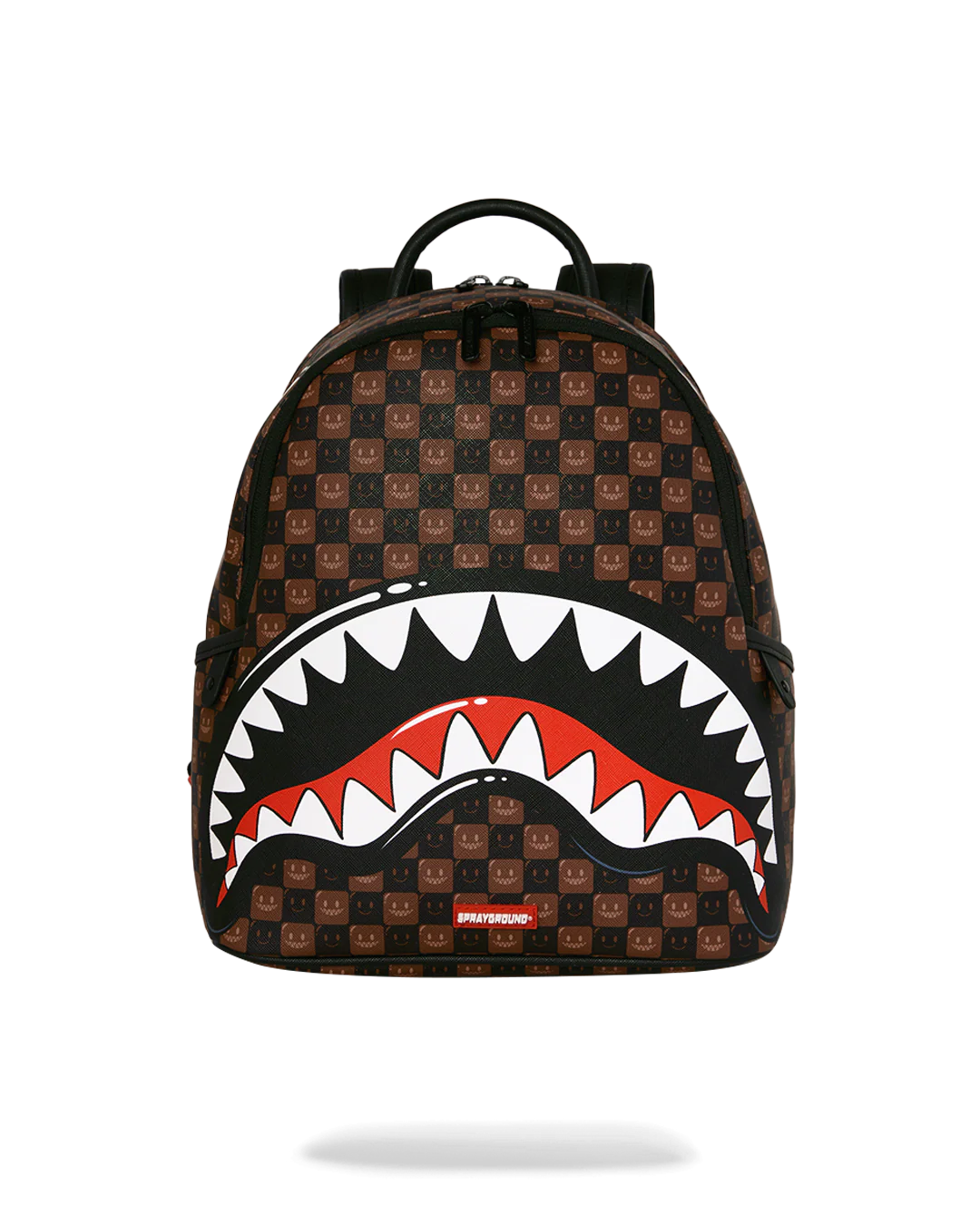 Zaino Sprayground SHARKS IN PARIS WTF BUBBLE BROWN CHECK SAVAGE BACKPACK