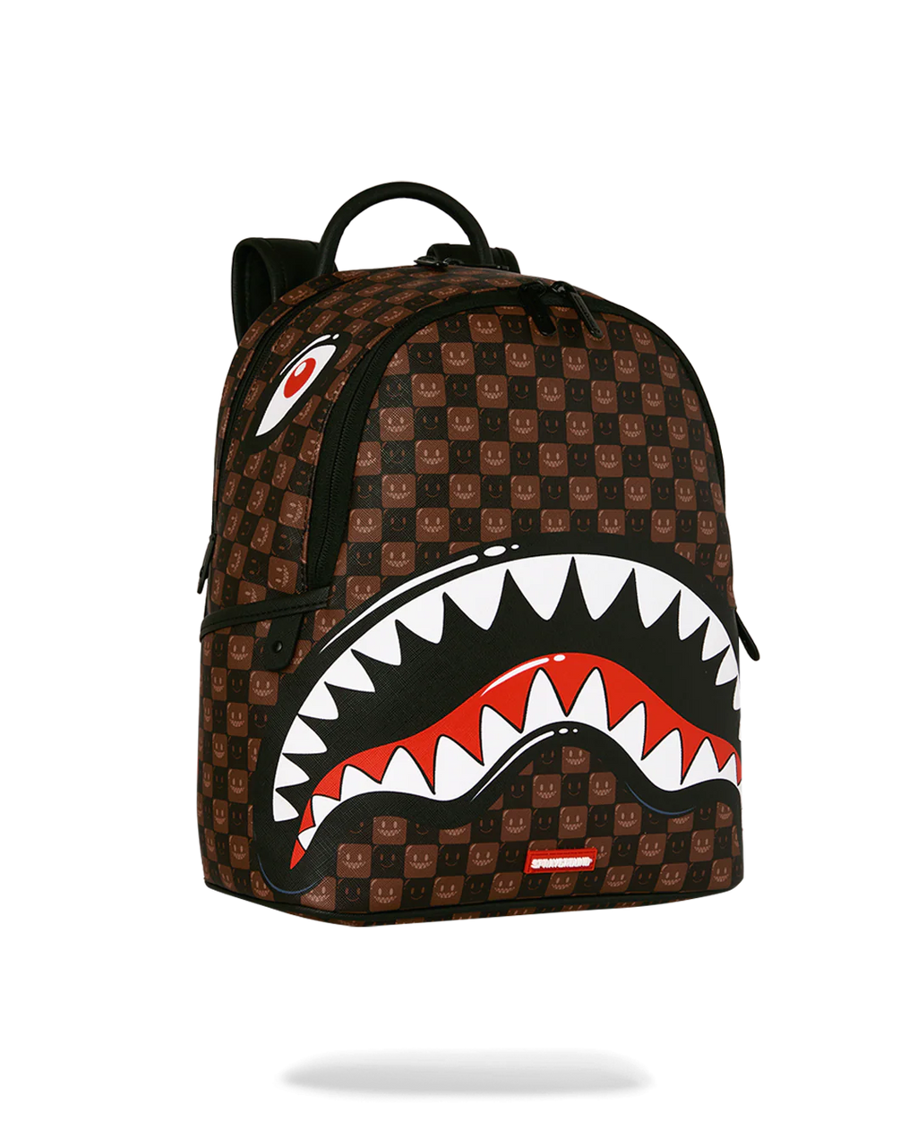 Zaino Sprayground SHARKS IN PARIS WTF BUBBLE BROWN CHECK SAVAGE BACKPACK