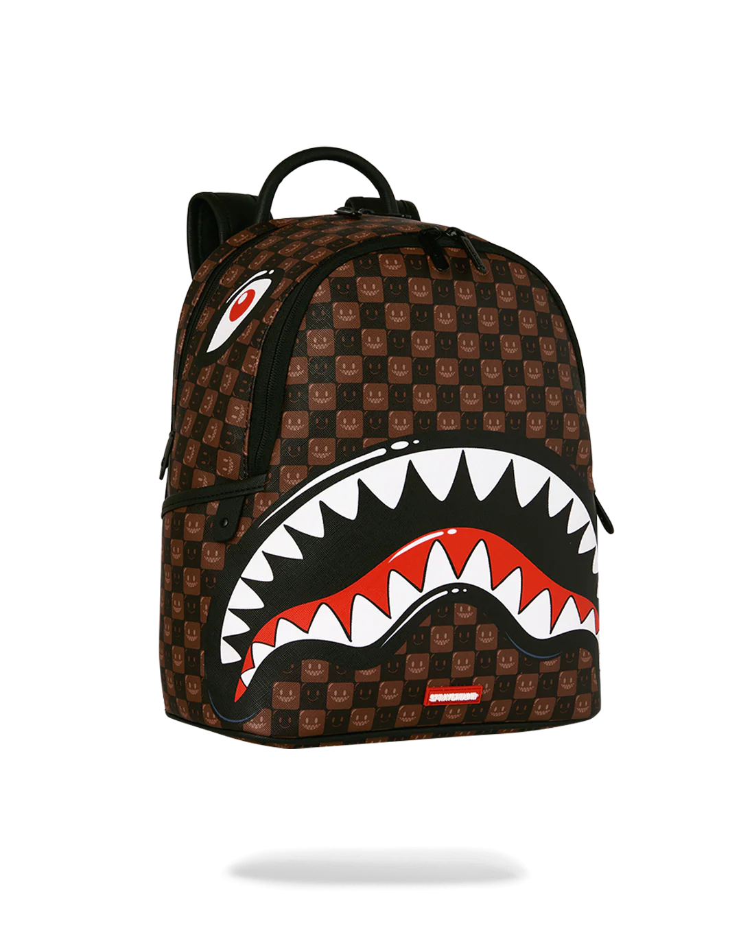 Zaino Sprayground SHARKS IN PARIS WTF BUBBLE BROWN CHECK SAVAGE BACKPACK