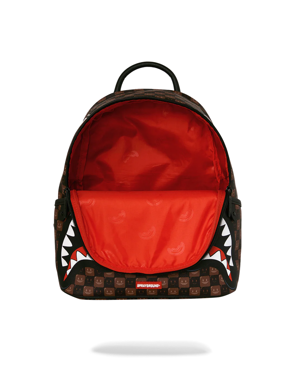 Zaino Sprayground SHARKS IN PARIS WTF BUBBLE BROWN CHECK SAVAGE BACKPACK