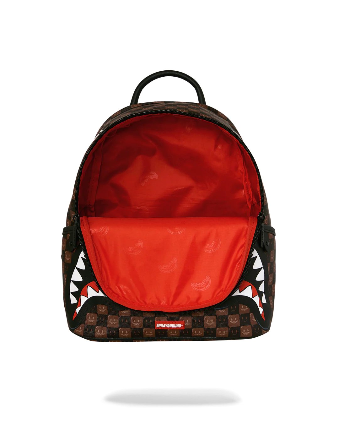 Zaino Sprayground SHARKS IN PARIS WTF BUBBLE BROWN CHECK SAVAGE BACKPACK