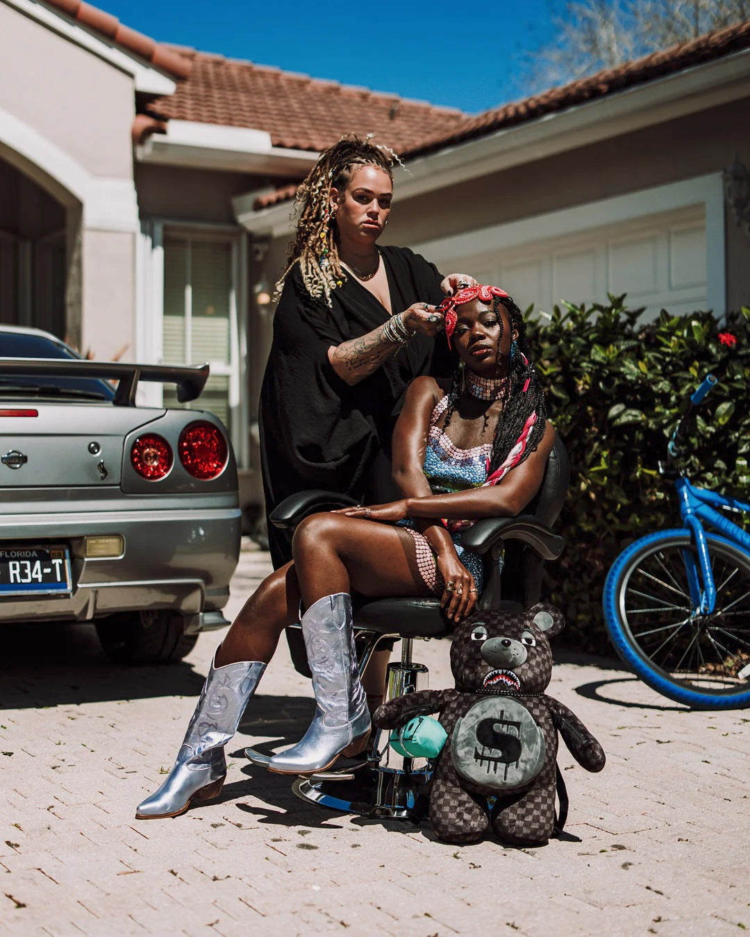 Zaino Sprayground DRIPPING SHARKS IN PARIS MONEYBEAR TEDDY BEAR
