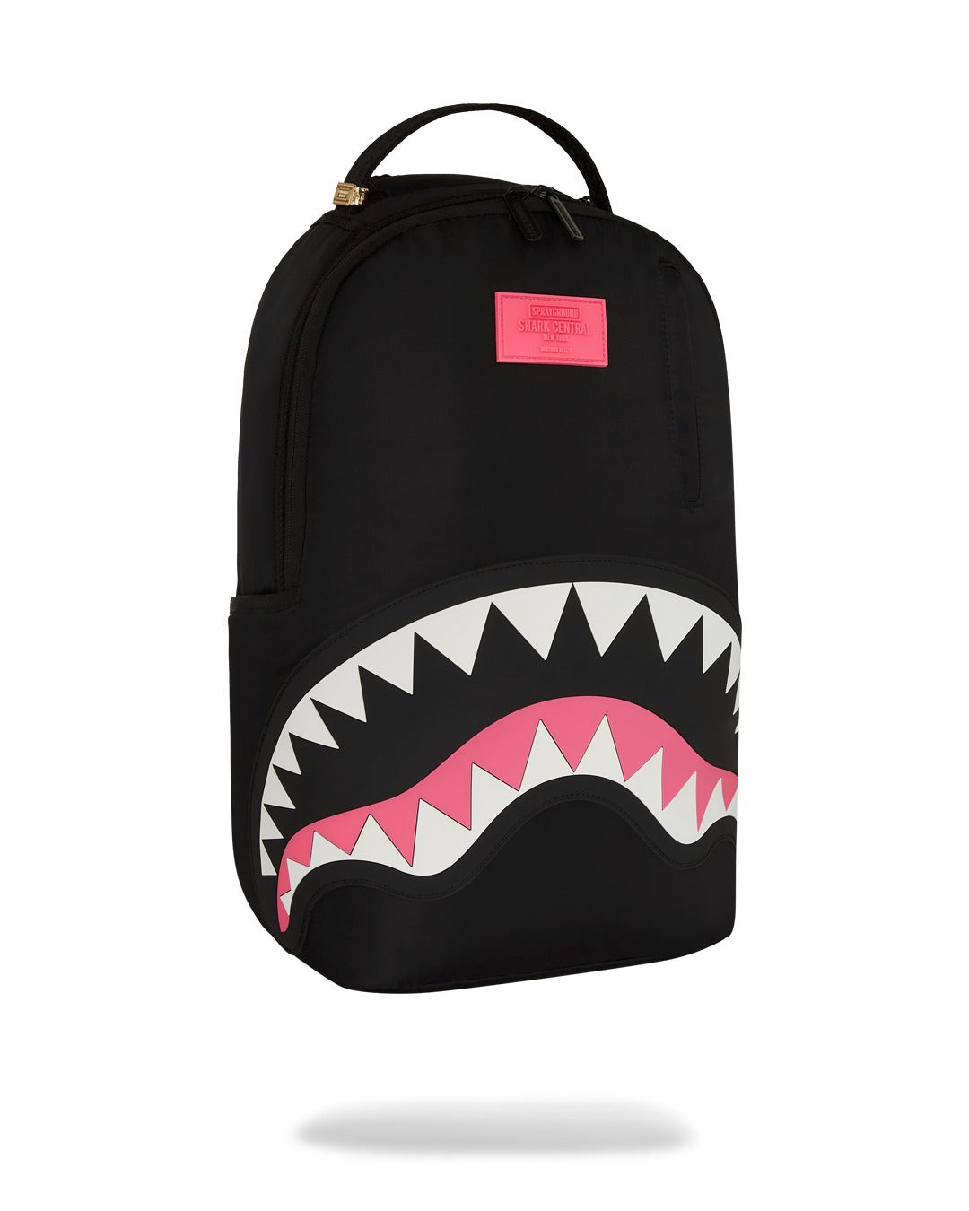 Backpack Sprayground SHARK CENTRAL NYLON BLACK PINK