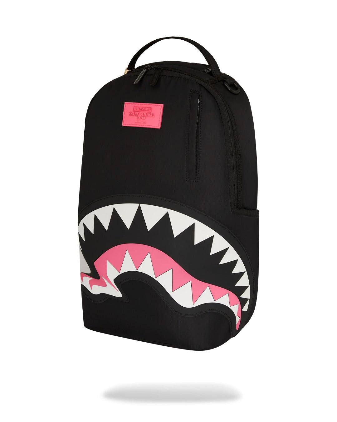 Backpack Sprayground SHARK CENTRAL NYLON BLACK PINK