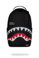 Backpack Sprayground SHARK CENTRAL BLACK EMBROIDERED SHARK BACKPACK