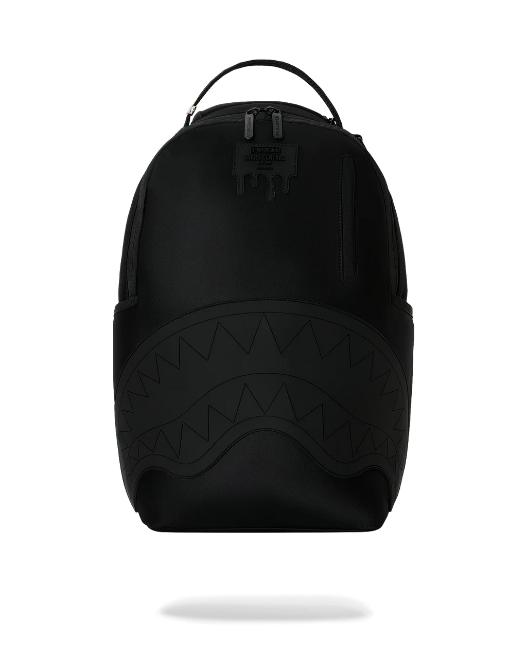 Zaino Sprayground SHARK CENTRAL BLACKED OUT EMBOSSED NYLON BACKPACK