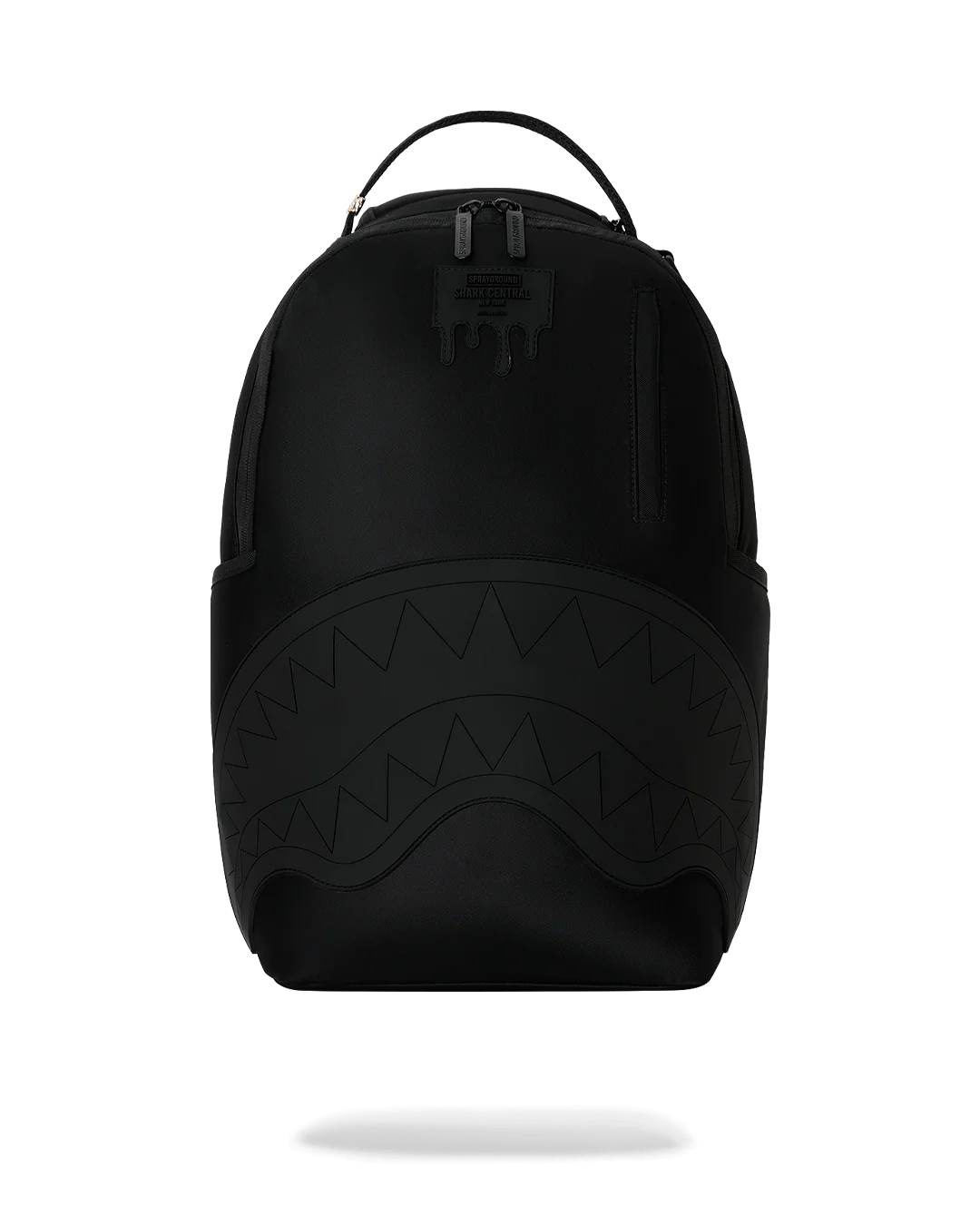 Zaino Sprayground SHARK CENTRAL BLACKED OUT EMBOSSED NYLON BACKPACK