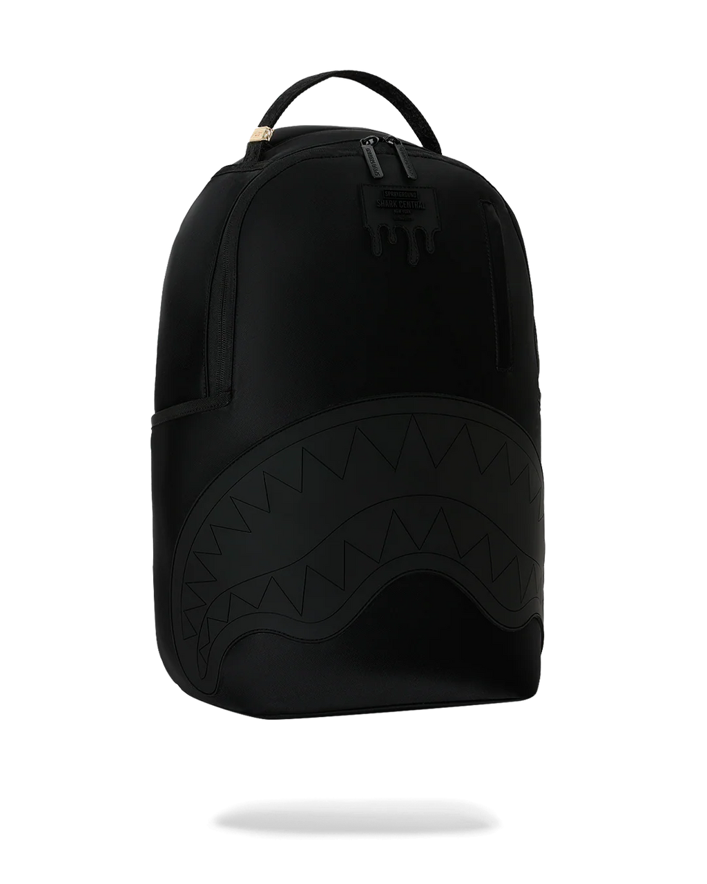 Zaino Sprayground SHARK CENTRAL BLACKED OUT EMBOSSED NYLON BACKPACK