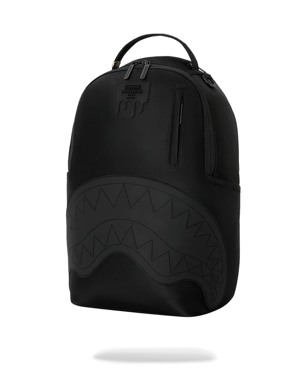 Zaino Sprayground SHARK CENTRAL BLACKED OUT EMBOSSED NYLON BACKPACK