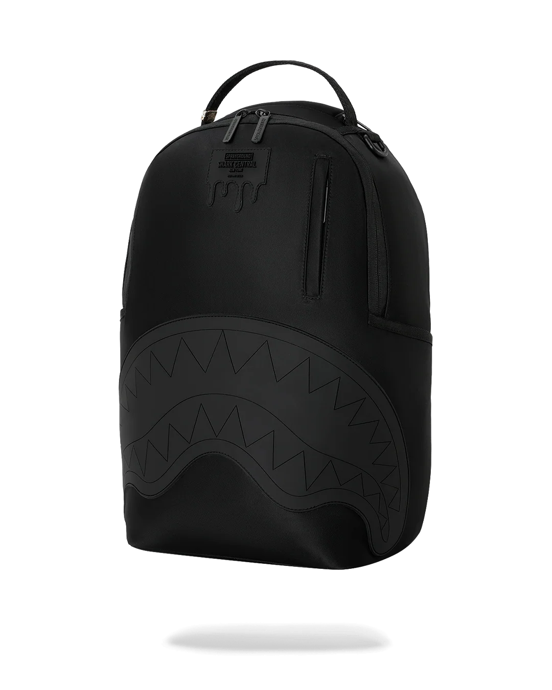 Zaino Sprayground SHARK CENTRAL BLACKED OUT EMBOSSED NYLON BACKPACK