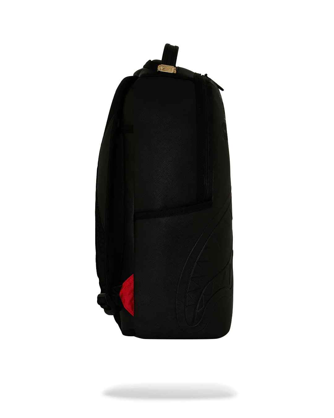 Backpack Sprayground SHARK CENTRAL EMBOSSED BLACK NYLON BACKPACK