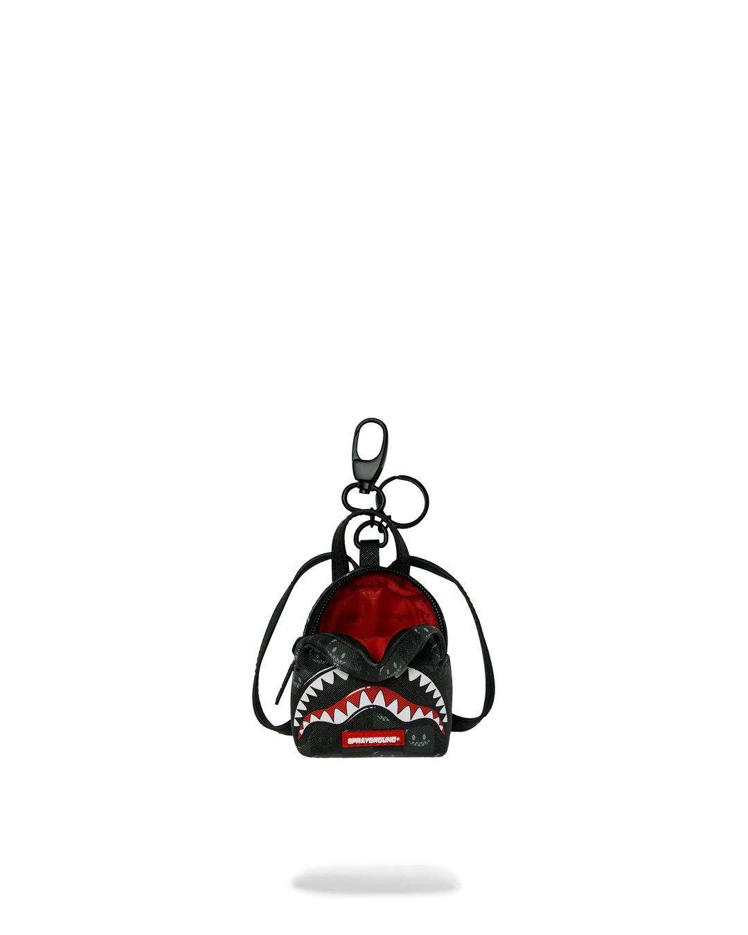 Zaino Sprayground SHARKS IN PARIS WTF BUBBLY BLACK CHECK BACKPACK KEYCHAIN
