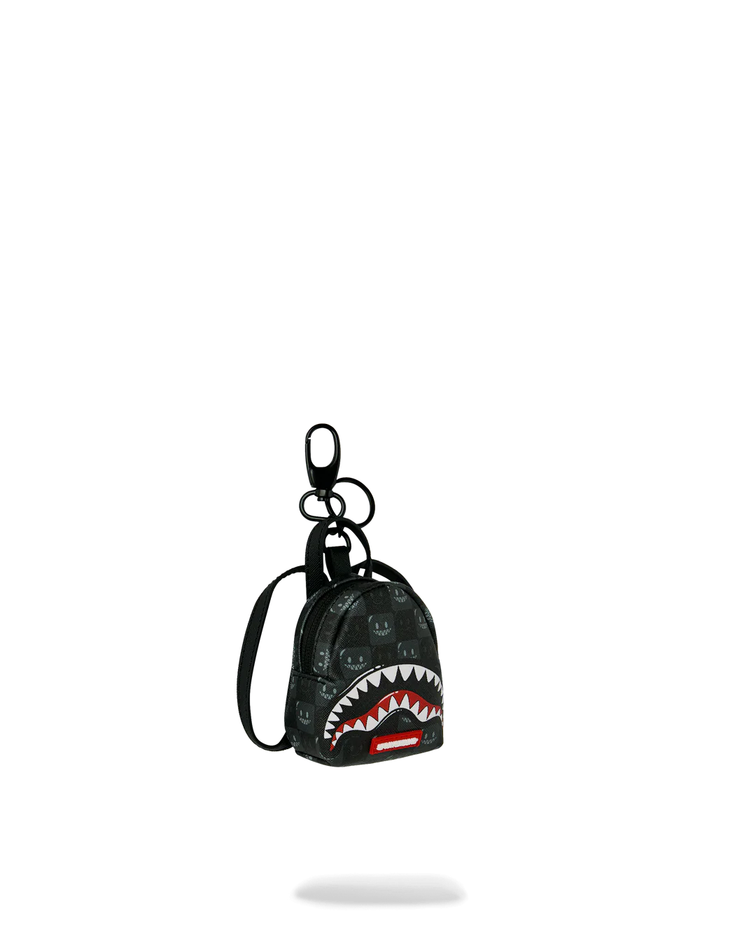 Zaino Sprayground SHARKS IN PARIS WTF BUBBLY BLACK CHECK BACKPACK KEYCHAIN