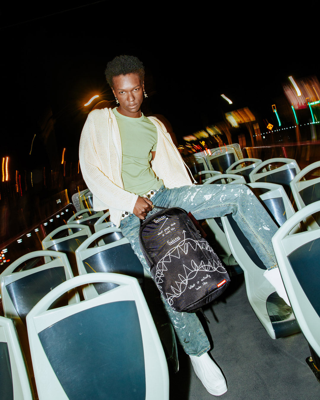 Zaino Sprayground SUCCESS SCRIBBLE SHARK DLXSR BACKPACK