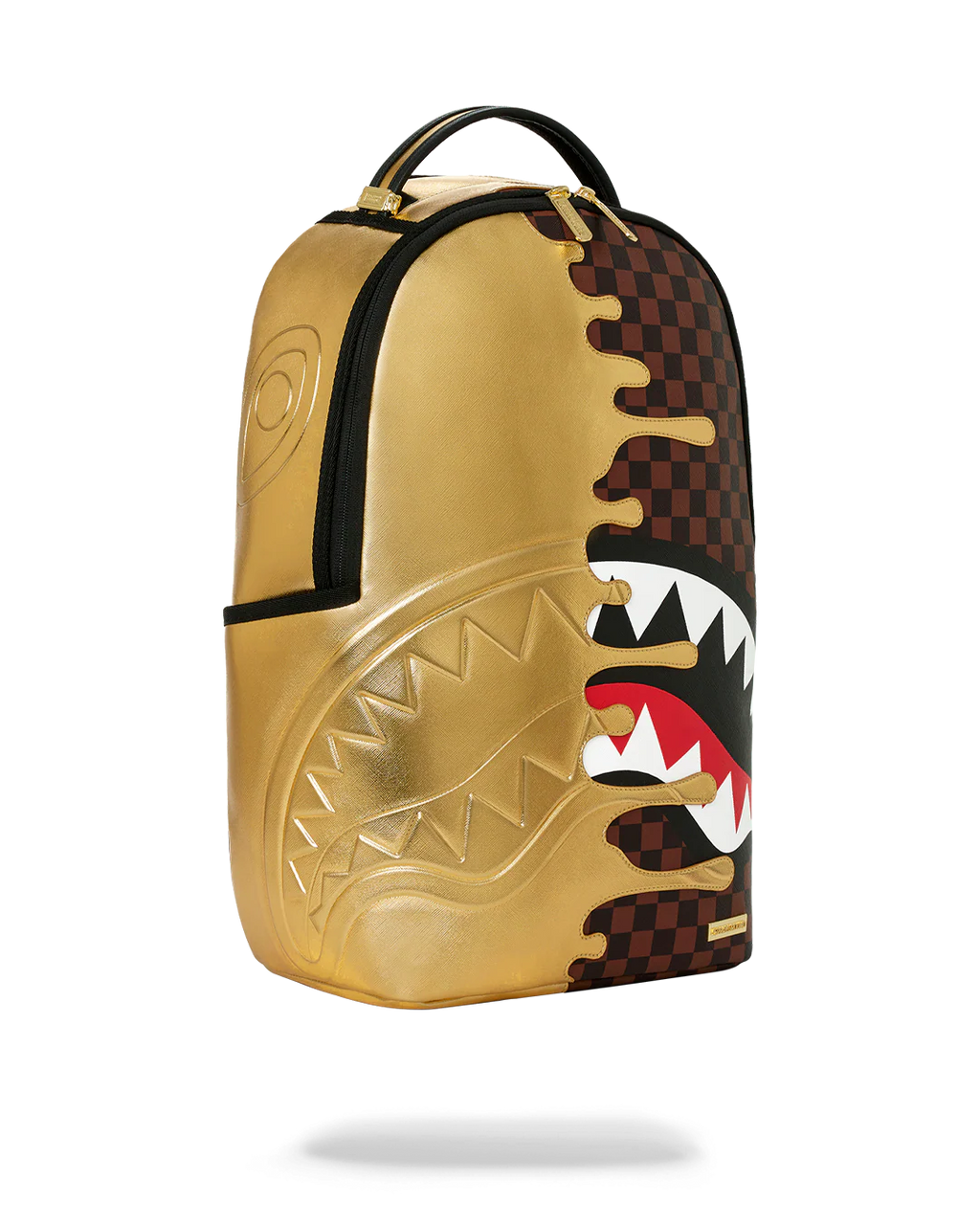 Backpack Sprayground SHARKS IN PARIS GOLD DRIP BACKPACK