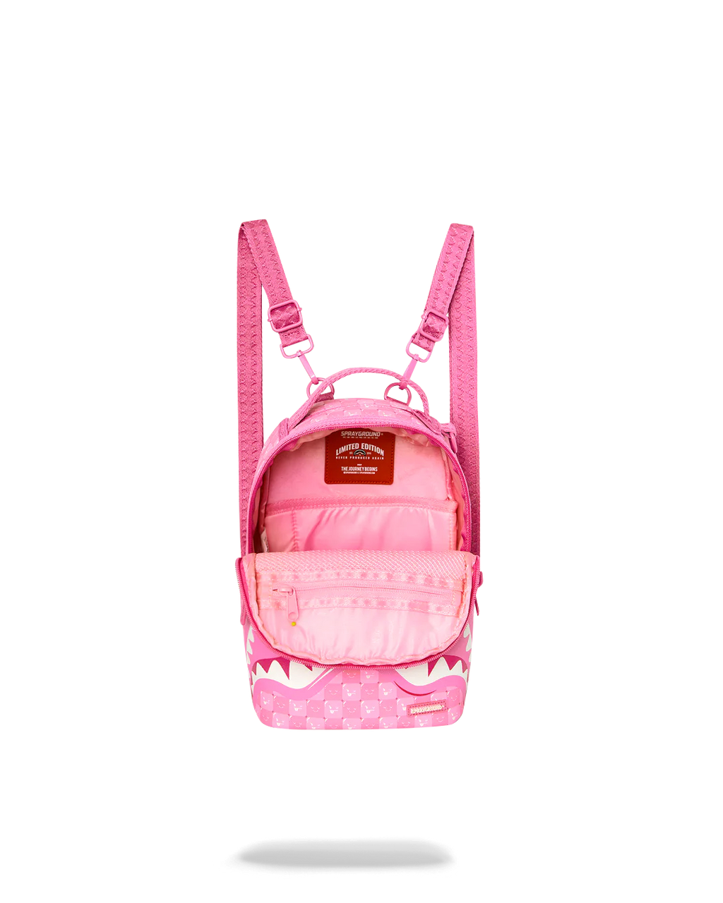 Backpack Sprayground PINK NEW CHECK FACES MINI BACKPACK