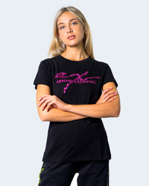 Armani Exchange T-shirt LOGO PAILLETTES 6HYTAZ YJG3Z - 1