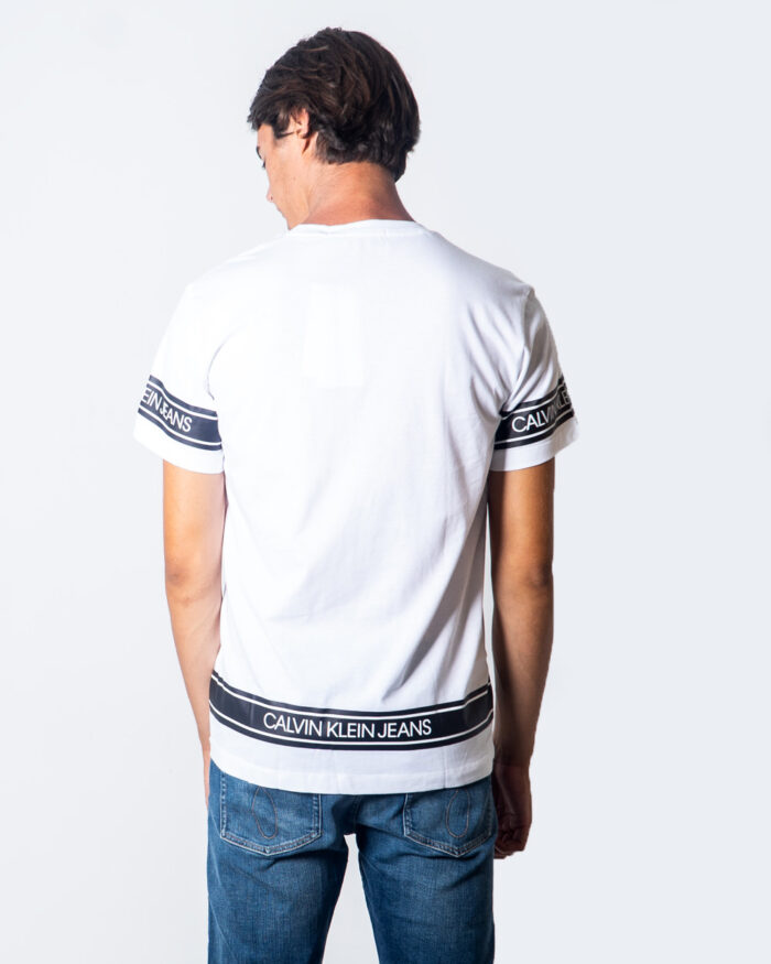 T-shirt Calvin Klein Jeans FASHION LOGO TAPE TEE Bianco – 52685