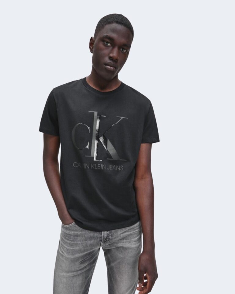Calvin Klein Jeans T-shirt SHINY MONOGRAM SLIM S/S TEE J30J316485 - 1