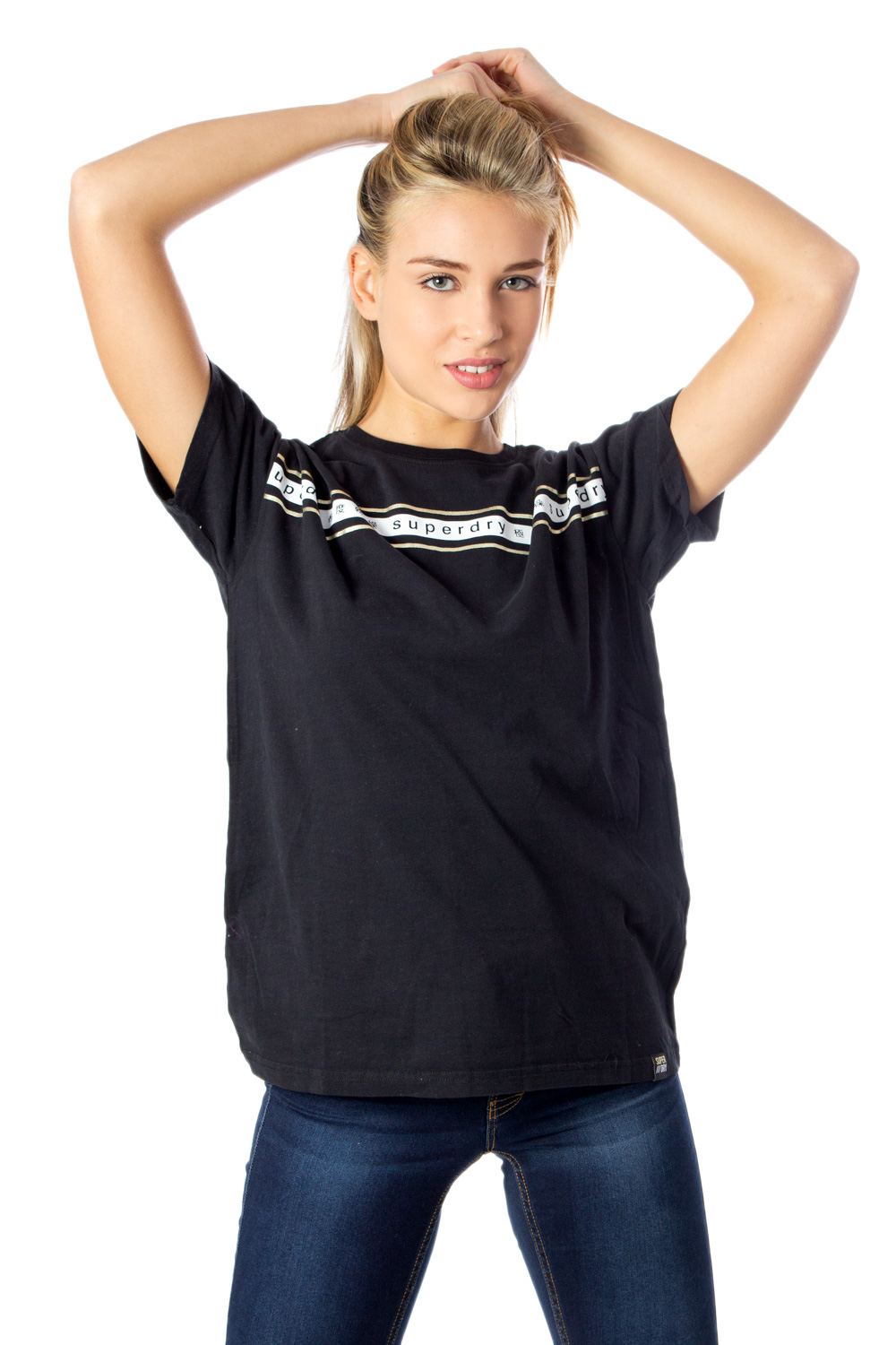 Superdry T-shirt MINIMAL LOGO TAPE PORTLAND TEE G10145YT - 1