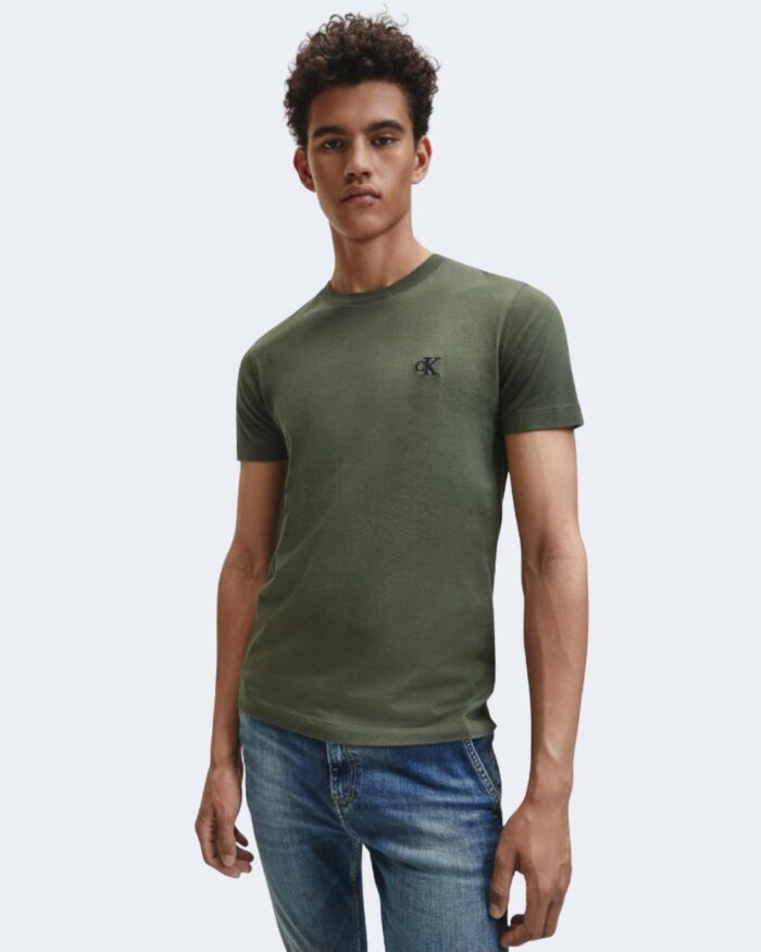 T-shirt Calvin Klein Jeans ESSENTIAL SLIM COLOR TEE Verde Oliva – 54827