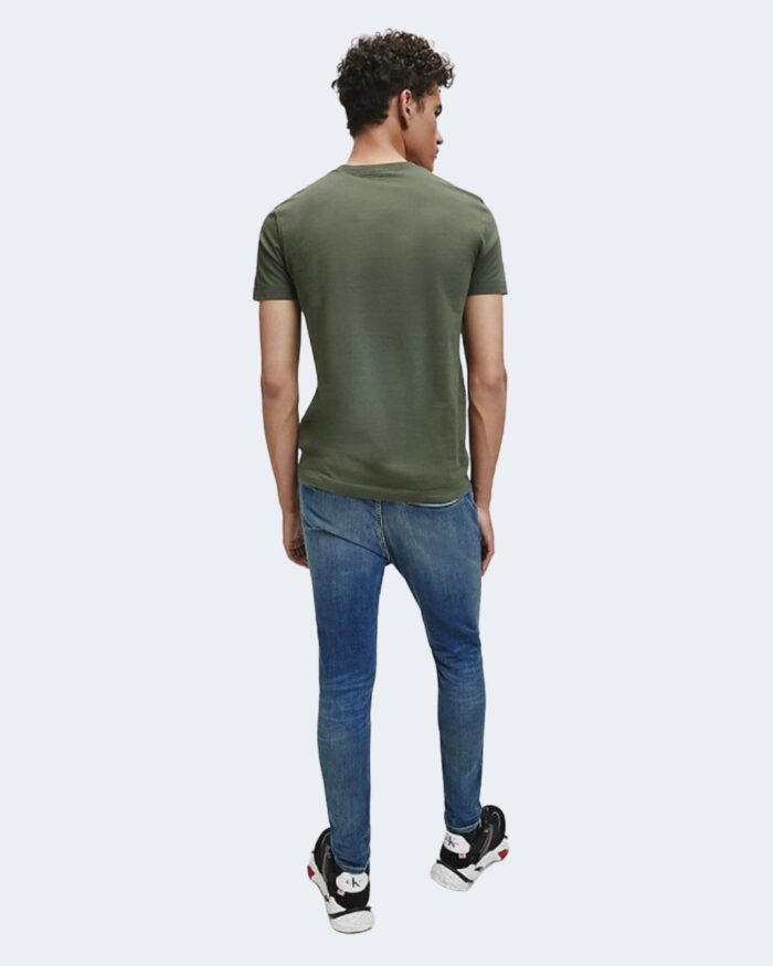T-shirt Calvin Klein Jeans ESSENTIAL SLIM COLOR TEE Verde Oliva – 54827