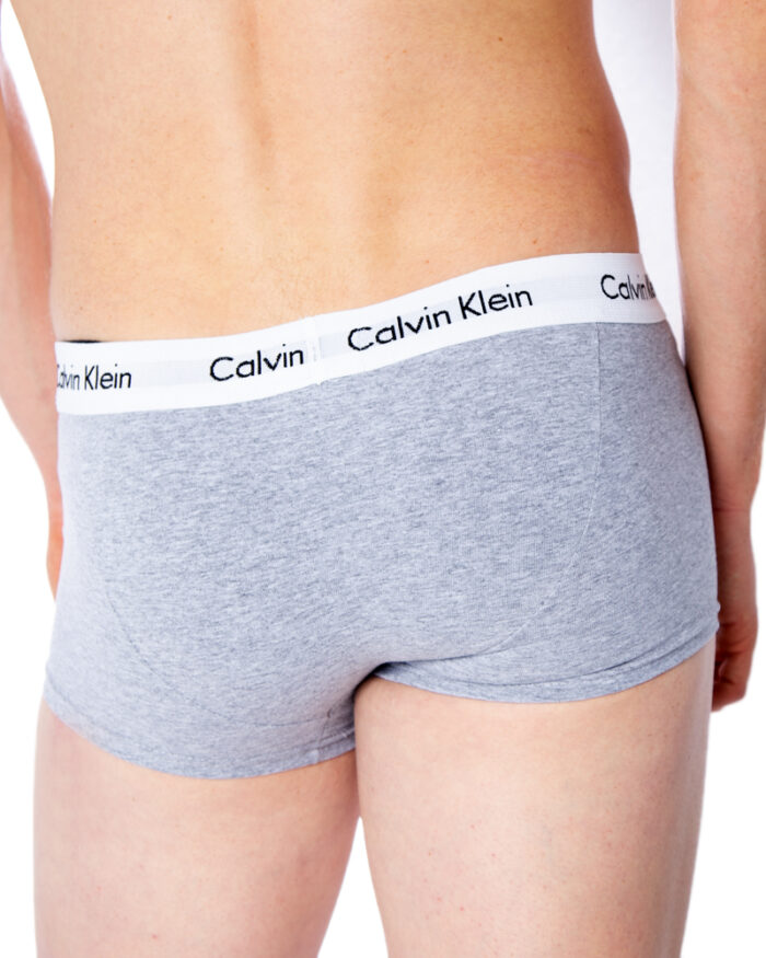 Boxer Calvin Klein Underwear 3 PACK TRUNKS Grigio - Foto 4
