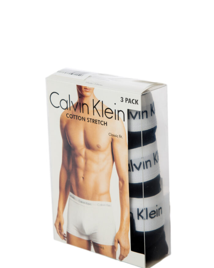 Boxer Calvin Klein Underwear 3 PACK TRUNKS Nero - Foto 4