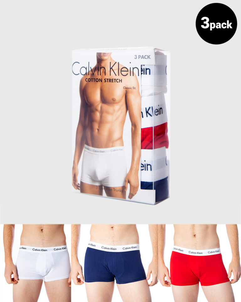 Boxer Calvin Klein Underwear PACCO DA 3 Rosso - Foto 1