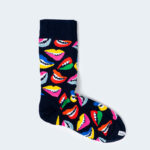Calzini Lunghi Happy Socks LIPS SOCK Blu - Foto 1