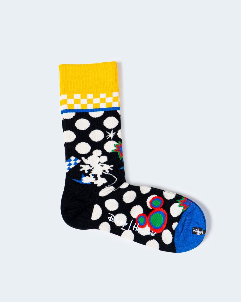 Calzini Lunghi Happy Socks TUNE IN SOCK Giallo - Foto 1