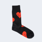 Calzini Lunghi Happy Socks JUMBO SMILE HEART Nero - Foto 1