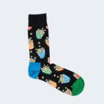 Calzini Lunghi Happy Socks POPCORN Nero - Foto 1