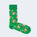 Calzini Lunghi Happy Socks TIGER Verde - Foto 1