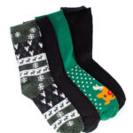 Calzini Lunghi Only & Sons Noel X Sock 4-Pack Verde - Foto 1