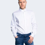 Camicia manica lunga Armani Exchange TINTA UNITA Bianco - Foto 1