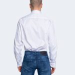 Camicia manica lunga Armani Exchange TINTA UNITA Bianco - Foto 3