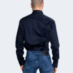 Camicia manica lunga Armani Exchange TINTA UNITA Blu - Foto 2
