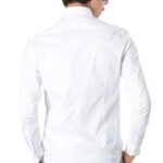 Camicia manica lunga Brian Brome STRETCH FRANCESE Bianco - Foto 3