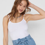 Canotta Only LOVE LIFE SINGLET NOOS JRS Bianco - Foto 3