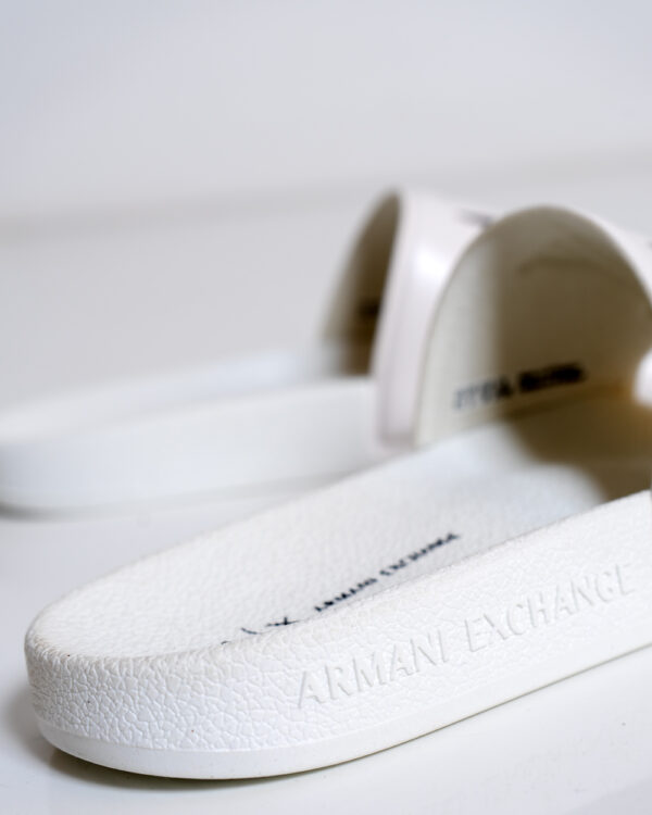 Ciabatte con fascia Armani Exchange LOGO LETTERE Bianco - Foto 2