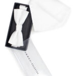 Papillon Selected Night Bowtie Noos B Bianco - Foto 2