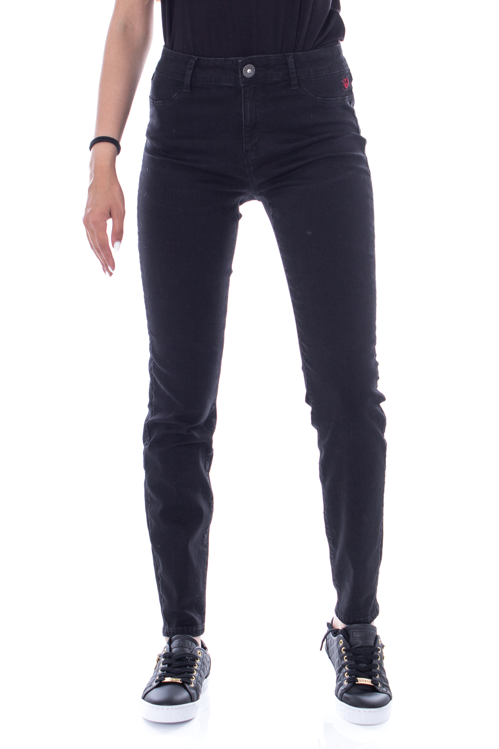 Jeans slim Desigual DENIM BASIC 2ND SKIN Nero - Foto 1