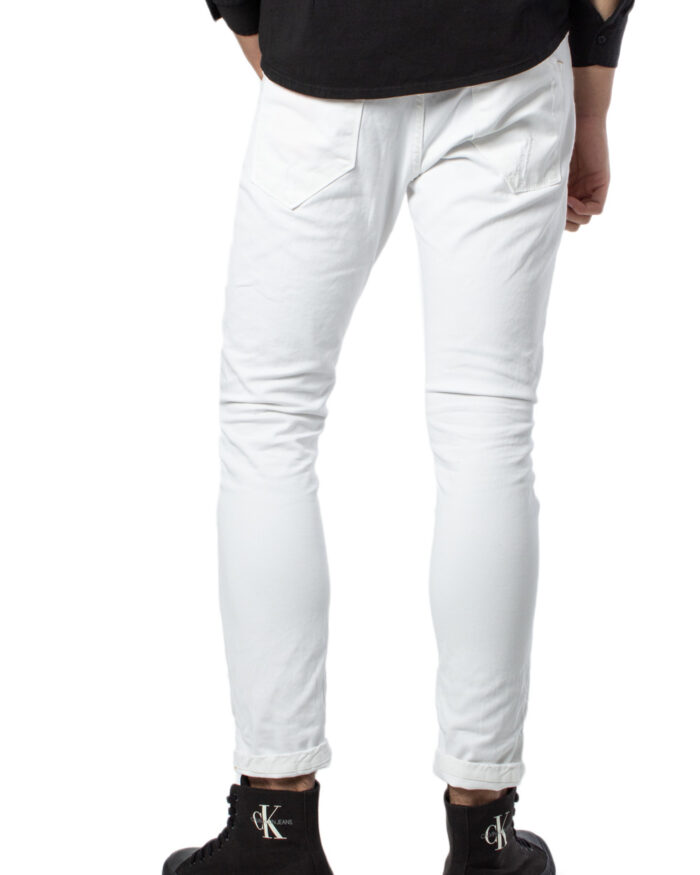 Jeans skinny Displaj LONDON BULL CON TOPPE Bianco – 40193